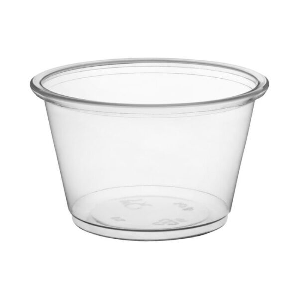 Compostable Portion Cups with Lids, Disposable Souffle Take Out