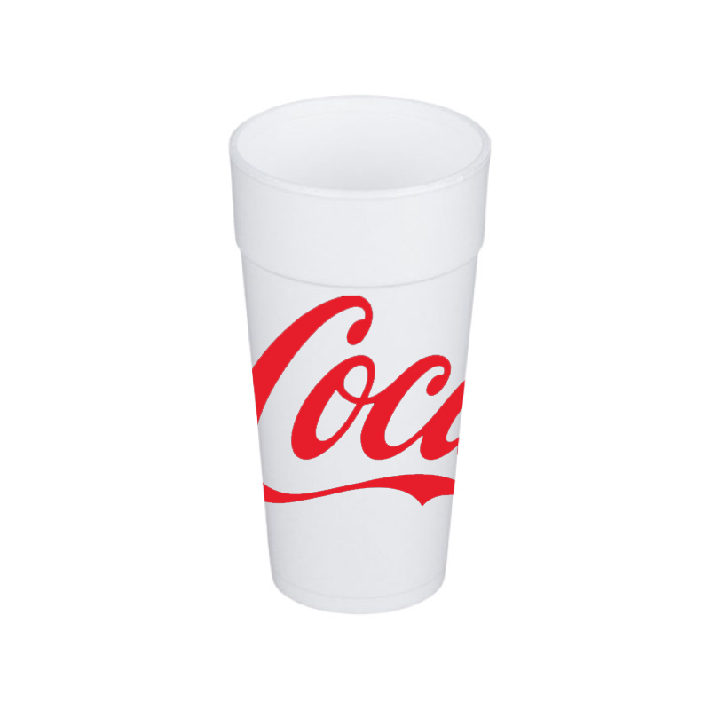 Coca Cola Foam Cup 24 oz. - Websturant Depot