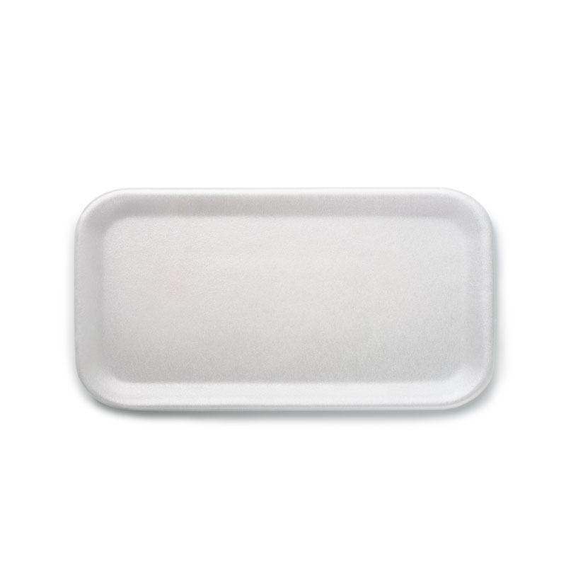 Meat Foam Trays 4S White (9-1/4 x 7-1/4 x 1/2) - 500/Case