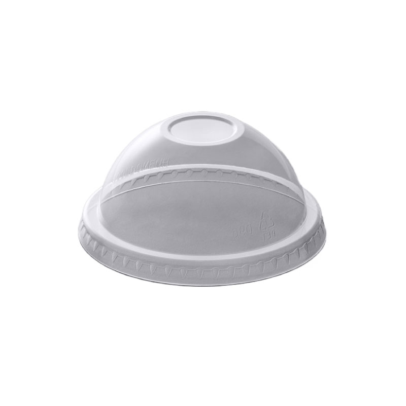 Recyclable Fineline Clear Plastic Dome Lid No Hole - 12-24 oz - 3198DL -  1,000/Case - US Supply House